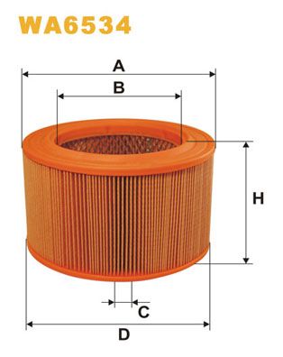 WIX FILTERS Воздушный фильтр WA6534